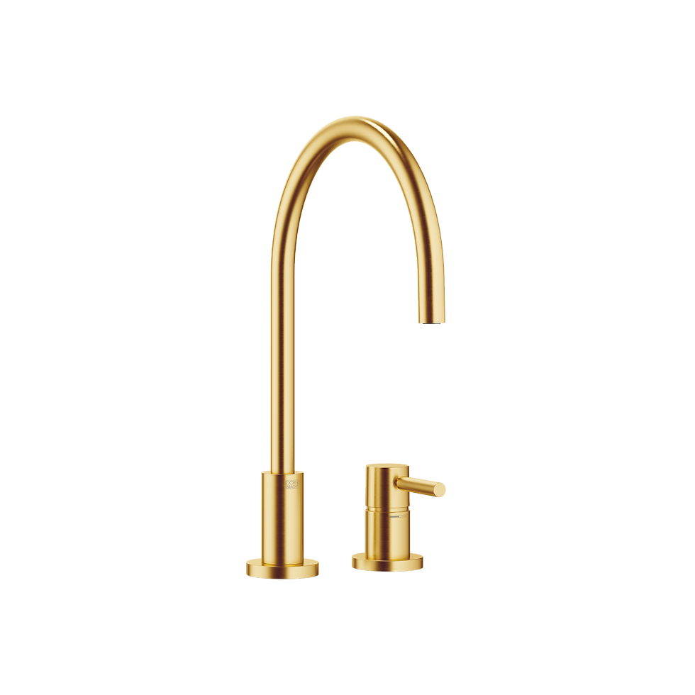 TARA Sink mixer 2 holes - Brushed Durabrass