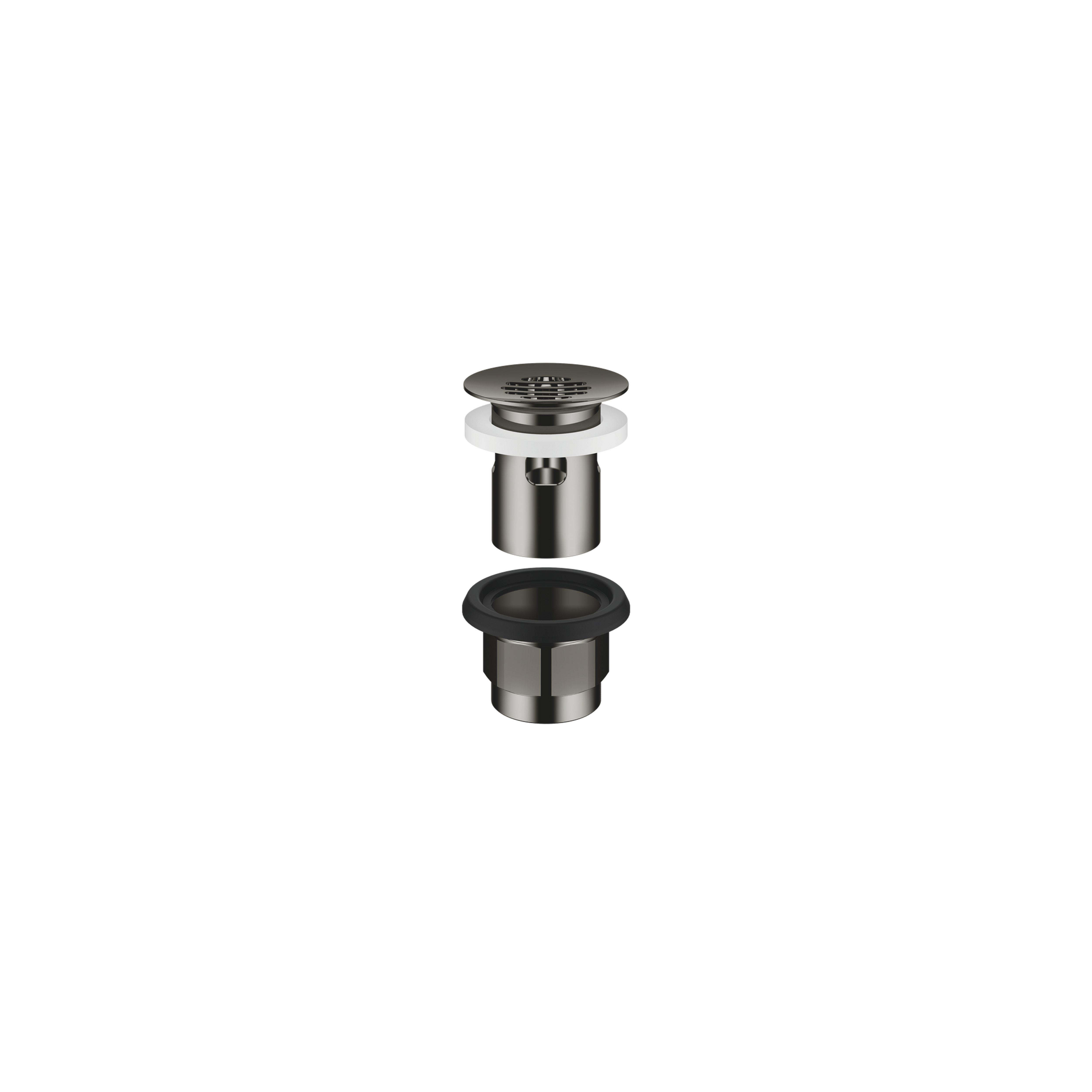 Washbasin valve 1 1/4" - Dark Chrome
