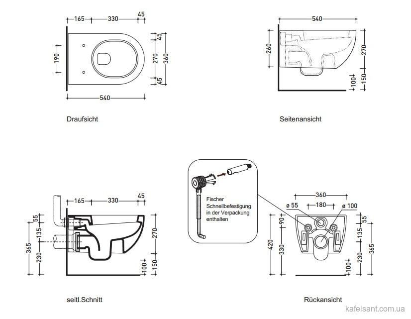 Thumbnail: Wall-hung black WC APP with soft close Cover plate