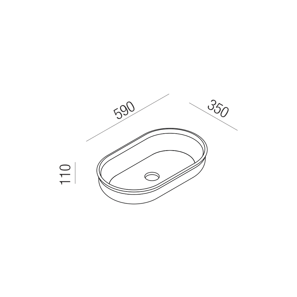 Thumbnail: AGAPE "Undici" countertop washbasin ACER0386ZZ