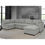 Thumbnail: Thomasville Tisdale Fabric Modular Sectional with Storage Ottoman,Beige
