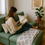 Thumbnail: Cloud 4pc Modular Sectional Sofa with Storage Ottoman, Green