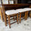 Thumbnail: Lathan Sofa Table and 3 Stools