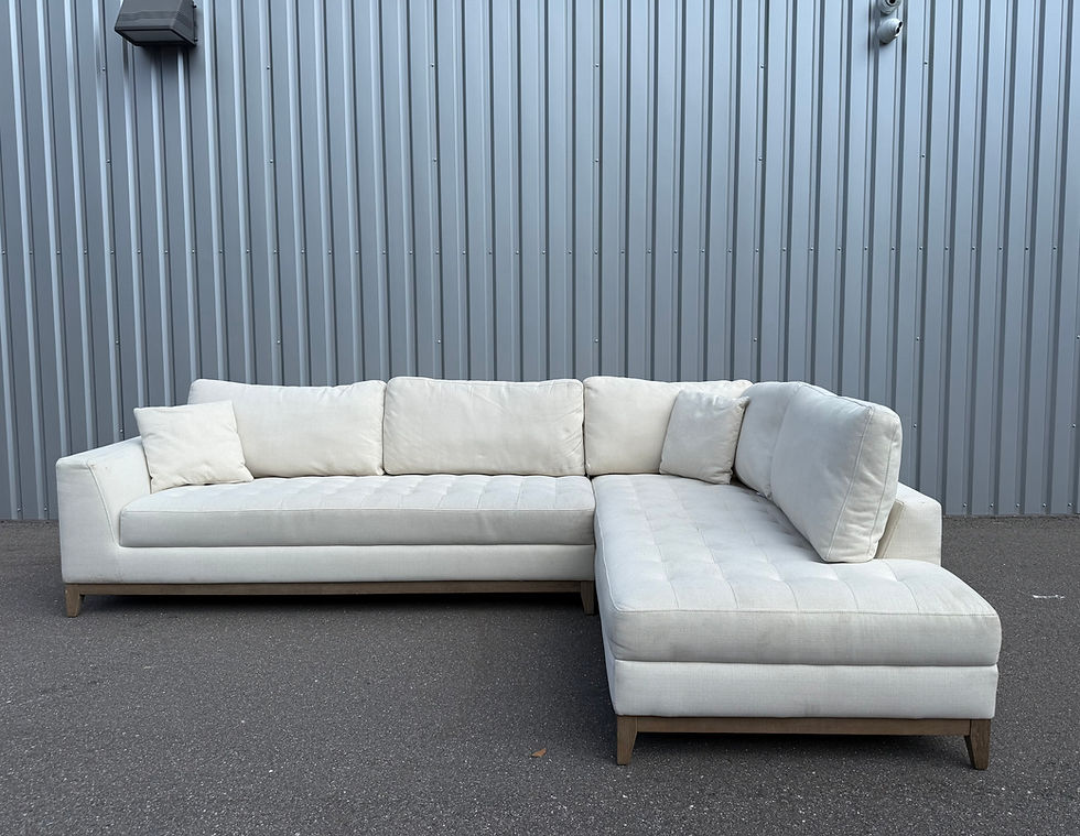 Thumbnail: Bryor Fabric Sectional, Cream