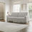 Thumbnail: Thomasville Ella Convertible Sleeper Sofa, Light Gray