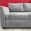 Thumbnail: Coddle Luke Fabric Sofa with Reversible Chaise and Storage, Gray