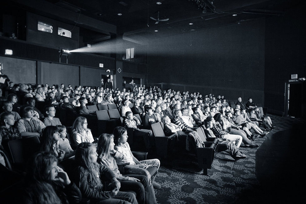 Students watch "I want to be an Astronaut"