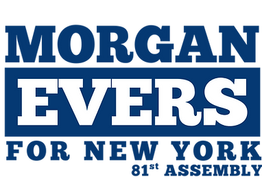 Official logo for Morgan Evers for NY