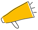 image of yellow megaphone