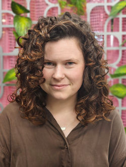 Curly hair