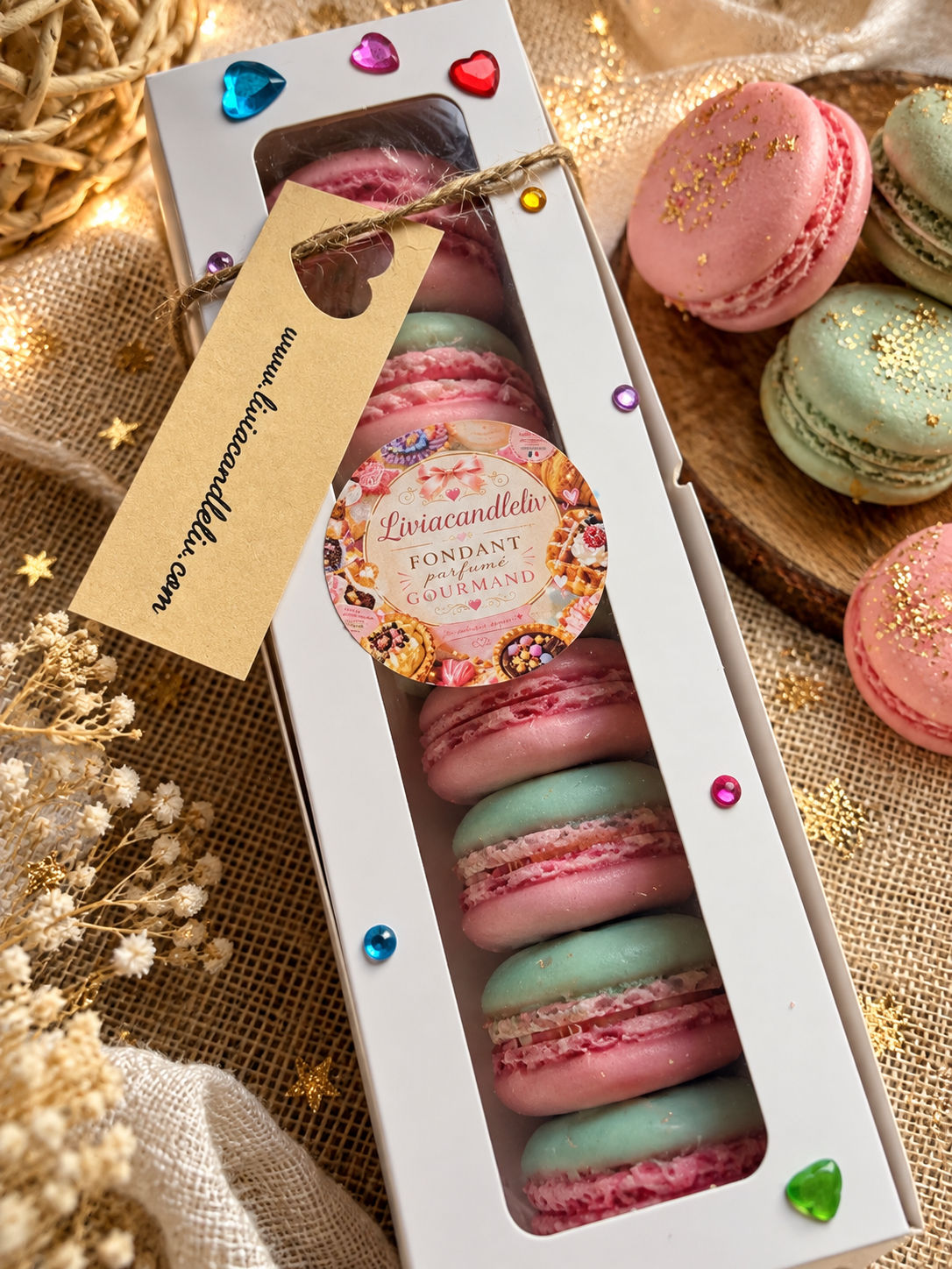 ✨ MACARON GLOW – 8 FONDANTS INDIVIDUELS ✨
