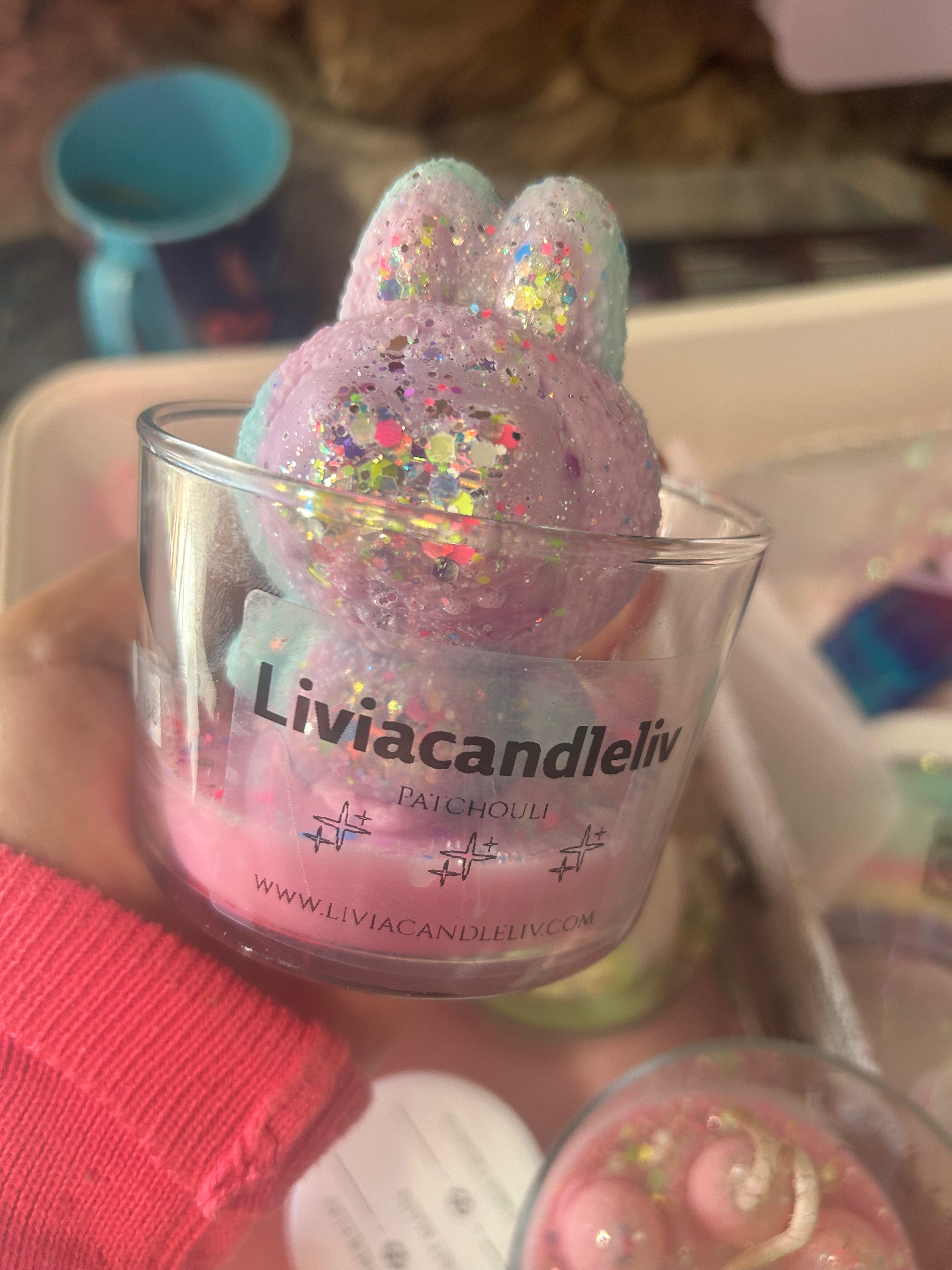 🍬Bougie odeur patchouli 🍡S LA BOUBOU