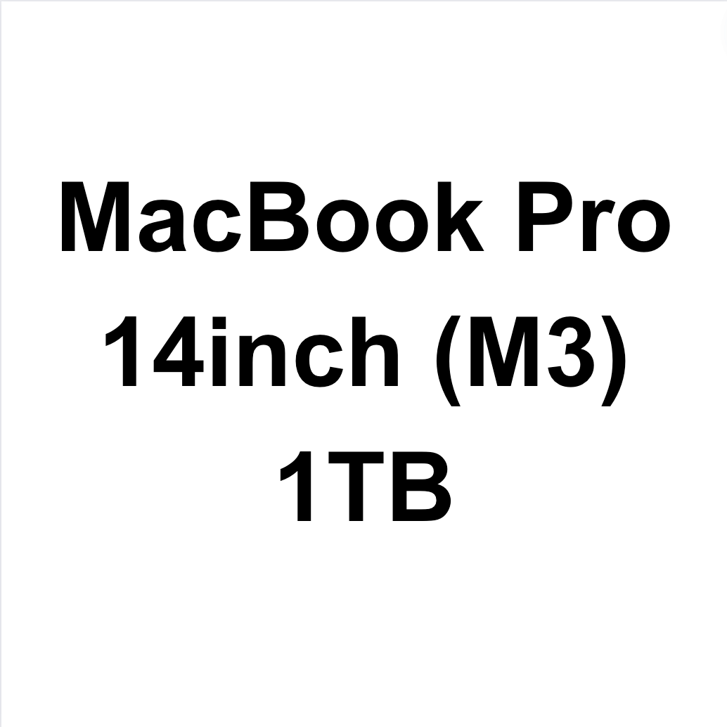 MacBook Pro 14-inch 1TB (M3)