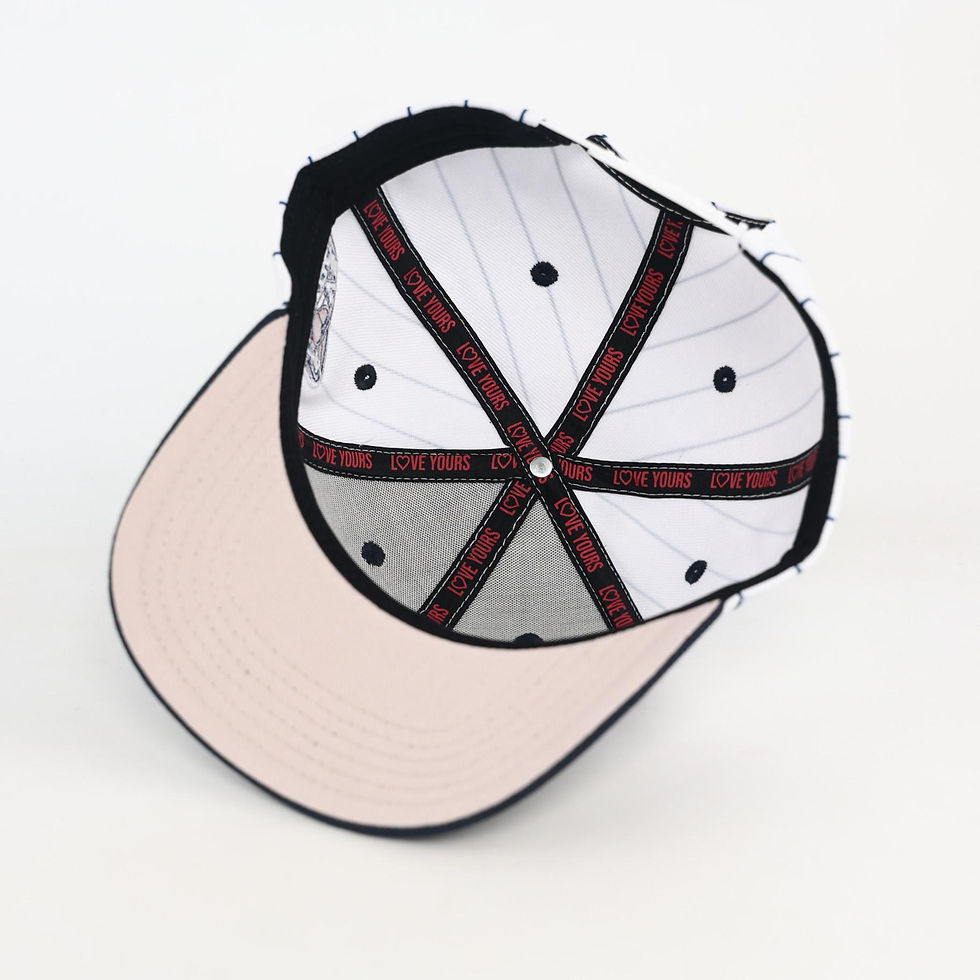 Thumbnail: L❤️VE YOURS Vintage Pinstripe SnapBack Hat