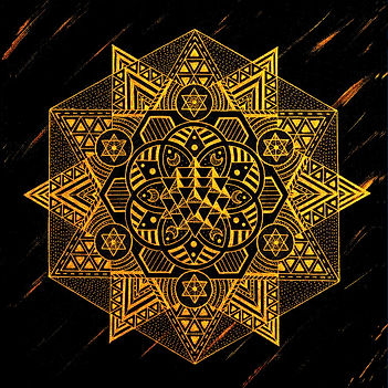 dodecagram mandala dreams of kali art