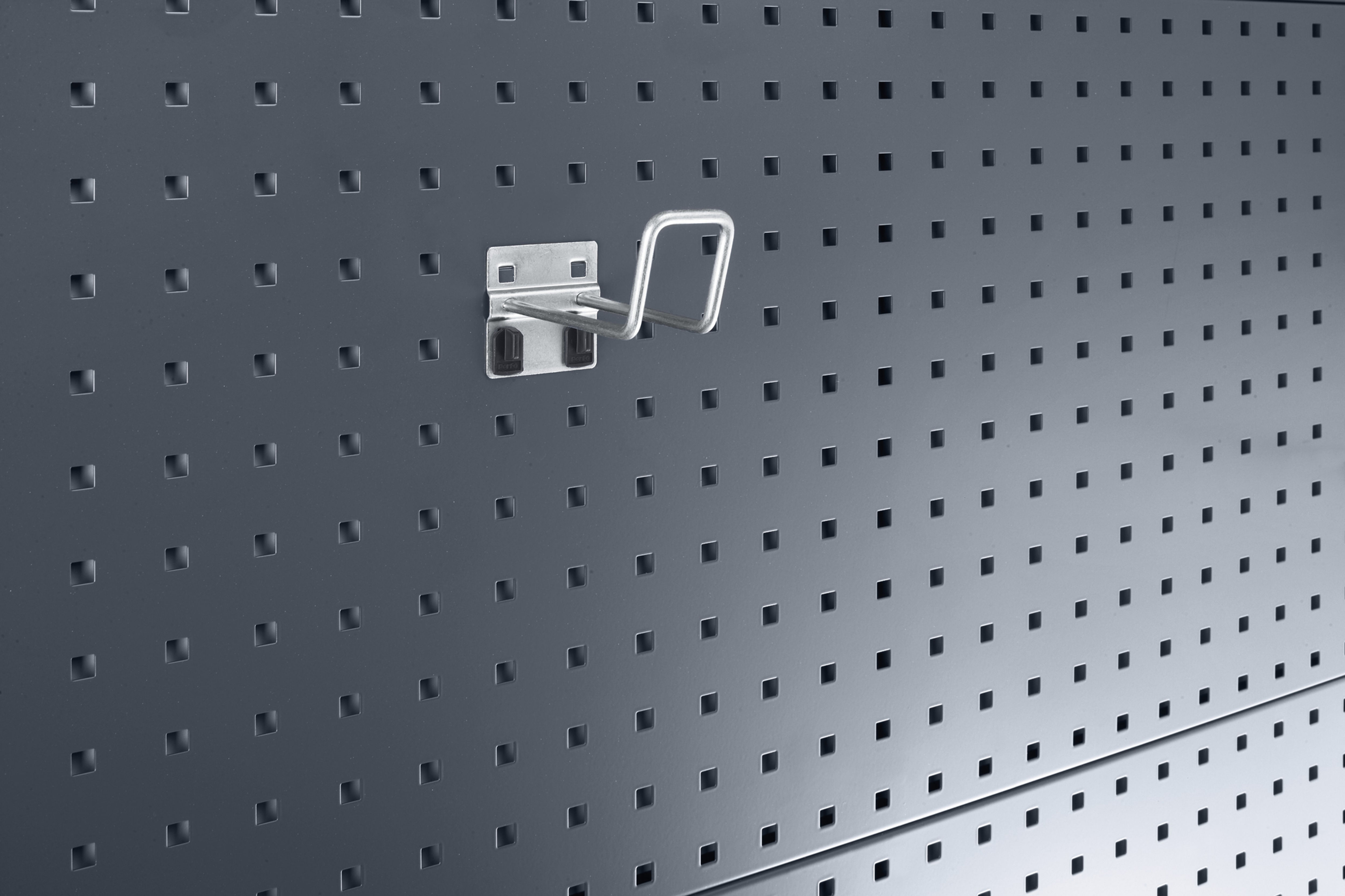 Gancho Perfo duplo em L - 150 mm - Pack de 5 unidades