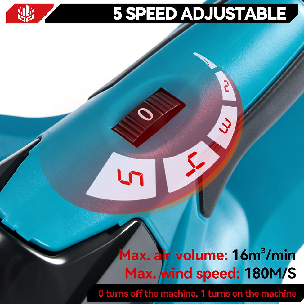 Thumbnail: Cordless Leaf Blower 5500W – Professional Garden Cleaning Tool