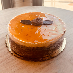 Chocolate Caramel Pear Cake