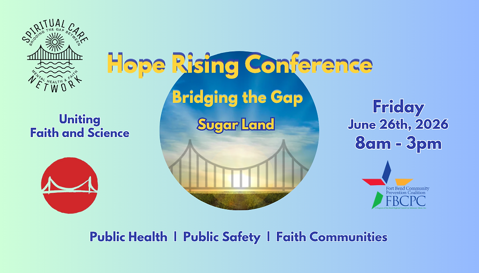 Hope Rising Conference: Bridging the Gap in Sugar Land