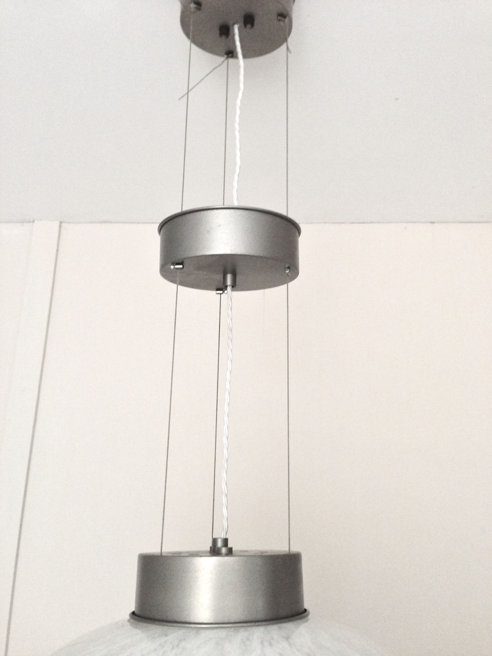 Thumbnail: XL Mid Century Italian Ball Pendant, Mazzega