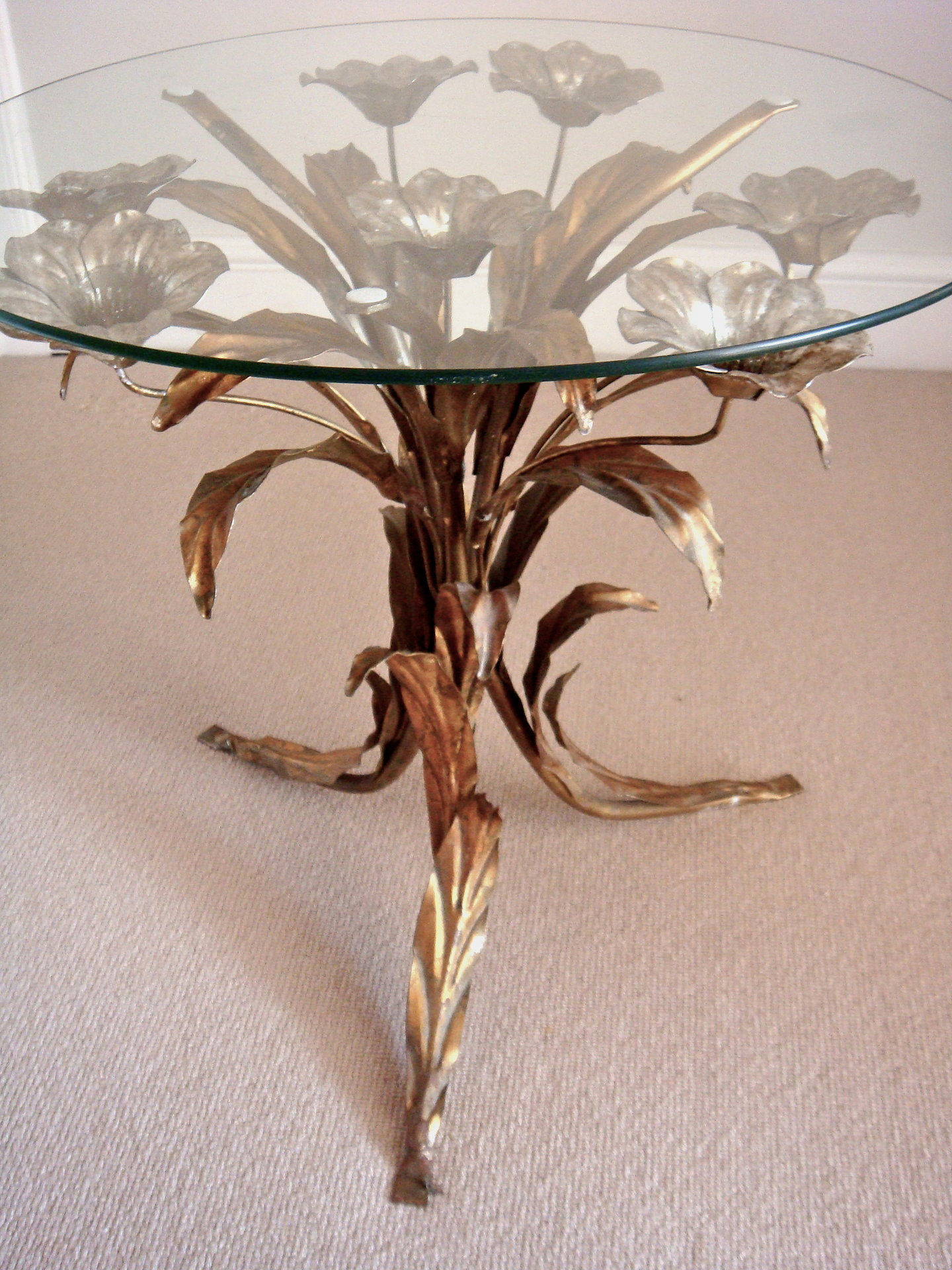 Vintage Italian Tole Ware Cocktail Table