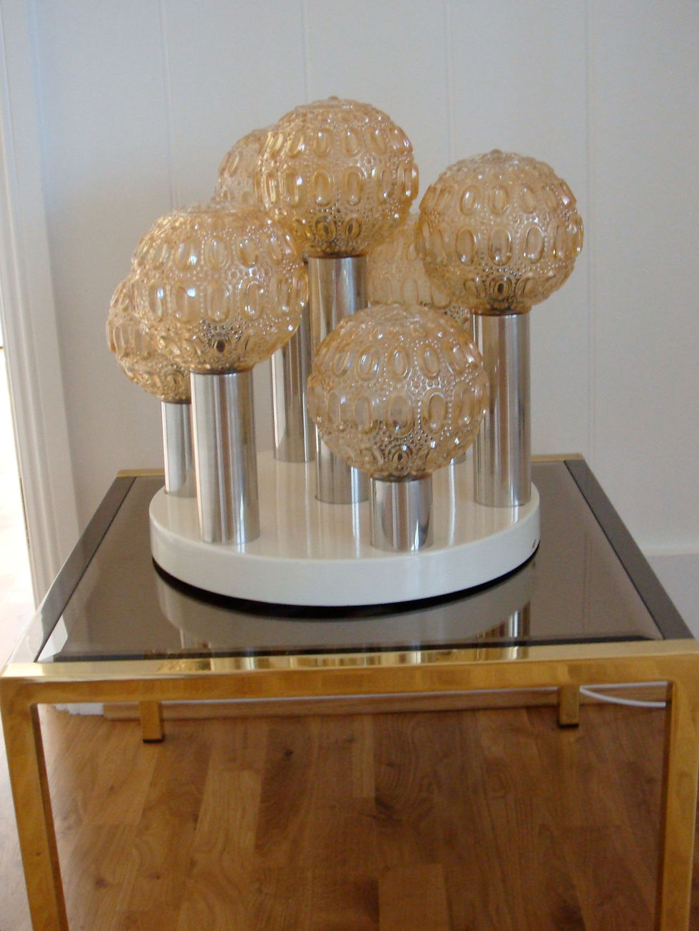 Thumbnail: Large glass lamp, Sciolari era