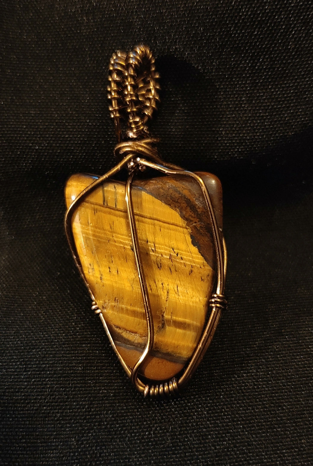 Tiger's Eye Wire Wrap 