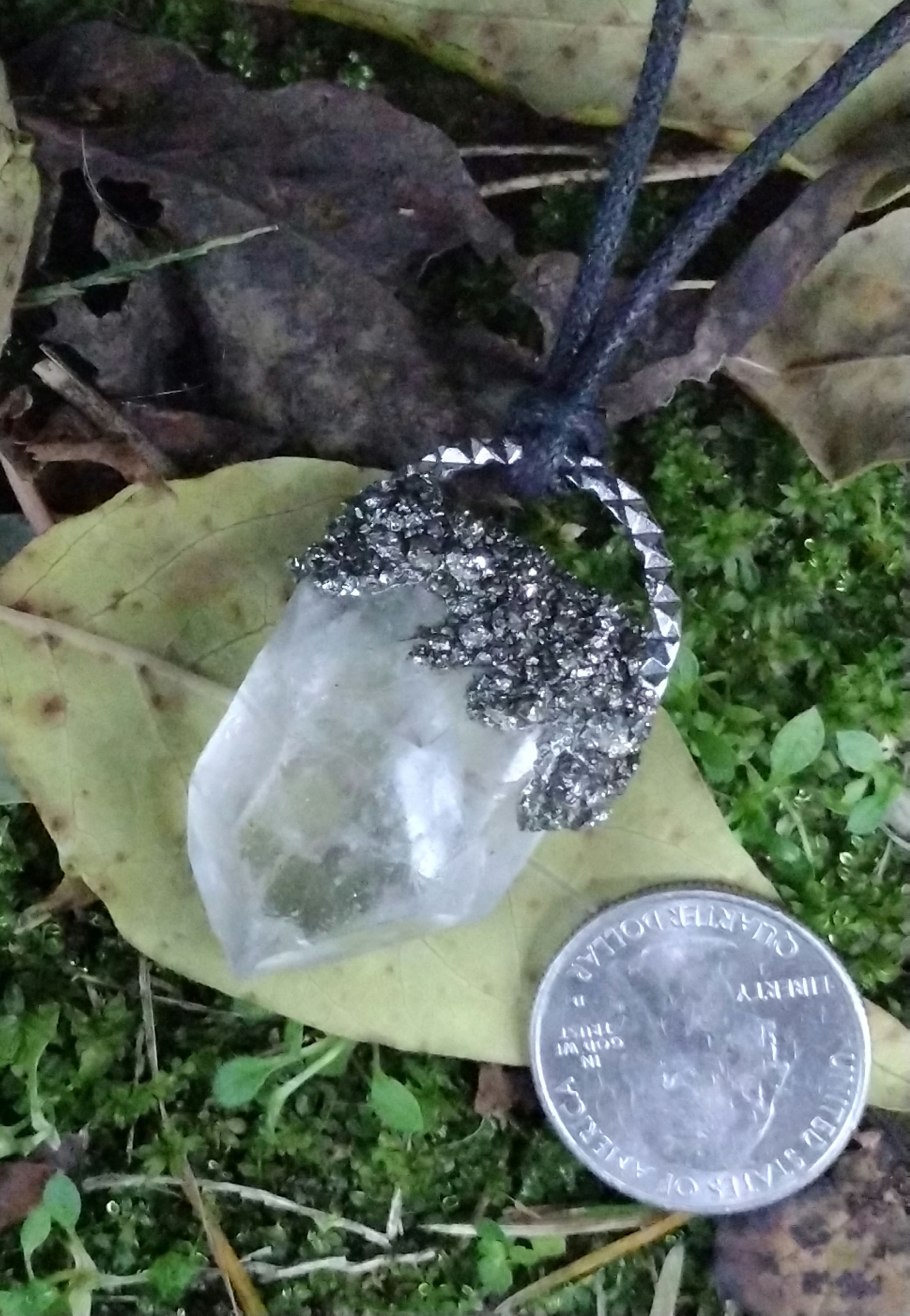 Clear Quartz Pyrite Fusion 