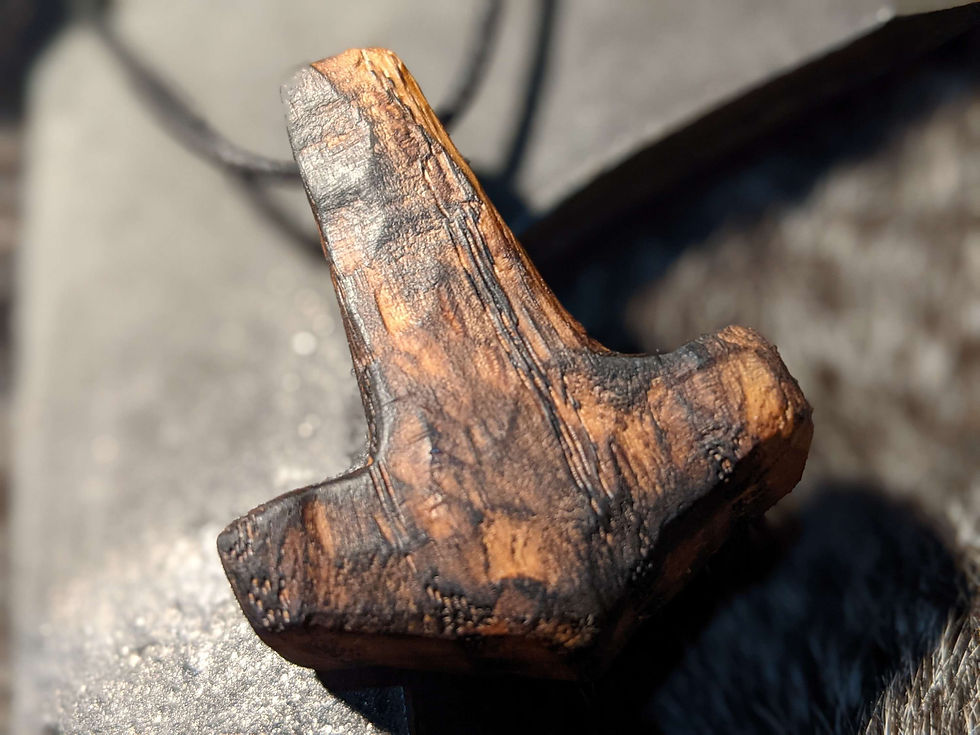Thumbnail: Blue Jasper Mjölnir