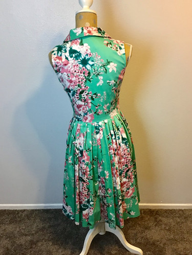 Voodoo Vixen Teal Floral Flare Dress (SMALL) | pinupsontour Voodoo Vixen Teal Floral Flare Dress (SMALL) | pinupsontour