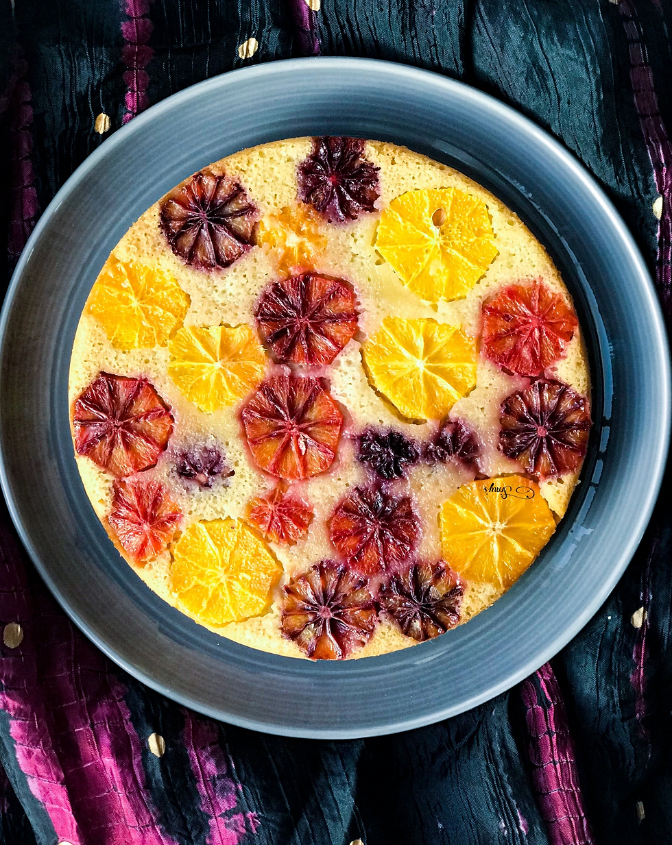 Blood Orange Upside Down Cake