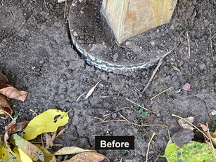 Poor foundation by another contractor