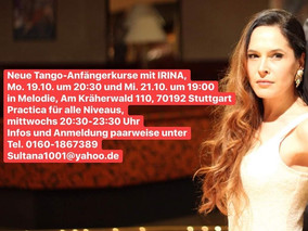 Neu ab 19.10.20 ! Tangokurse mit Irina