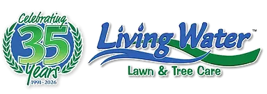 Living Water Logoâ„¢ 35th_Horizontal.webp