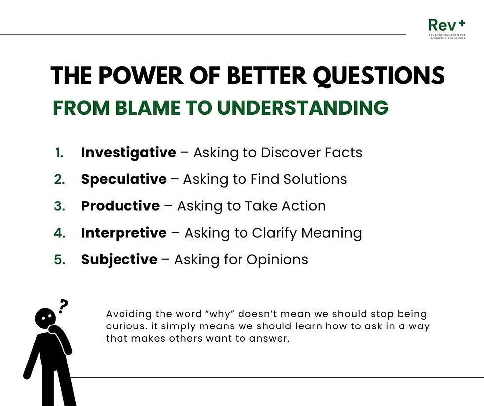From Blame to Understanding: The Power of Better Questions 