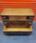Thumbnail: Antique Art Deco Waterfall Style 3 tier Dresser