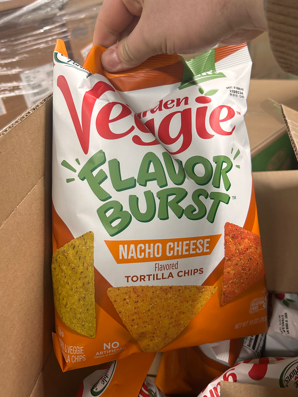 Garden Veggie Nacho Cheese Tortilla Chips