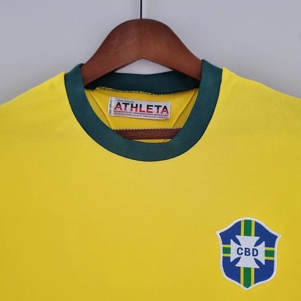 Miniatura: Camisa Retrô 1970 Seleção Brasileira I Masculina 