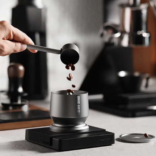 Thumbnail: MHW-3BOMBER Blind Shaker Espresso Coffee Powder Dosing Funnel