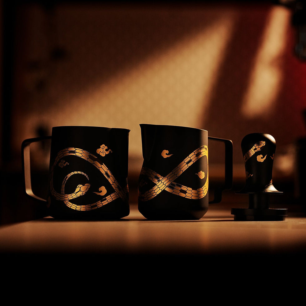 Thumbnail: MHW-3BOMBER Year of The Snake Limited Edition Latte Art Milk Pitcher 450ml