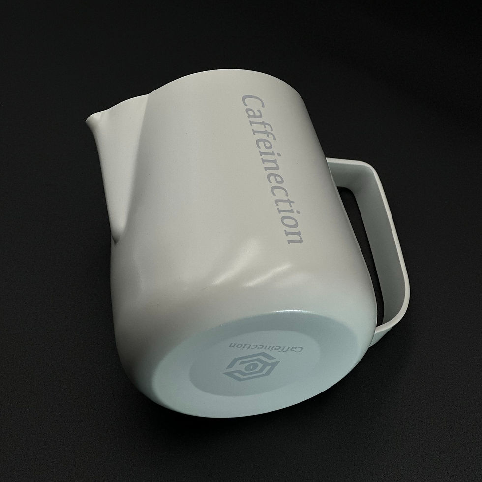 Thumbnail: Caffeinection Latte Art Milk Pitcher 700ml White