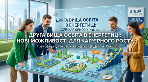 Друга вища освіта в енергетиці: нові можливості для кар’єрного росту.