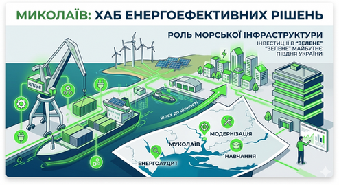 Енергоефективність у Миколаєві: роль морської інфраструктури | ЦПДвЕ