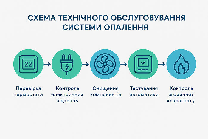 Схема технічного обслуговування системи