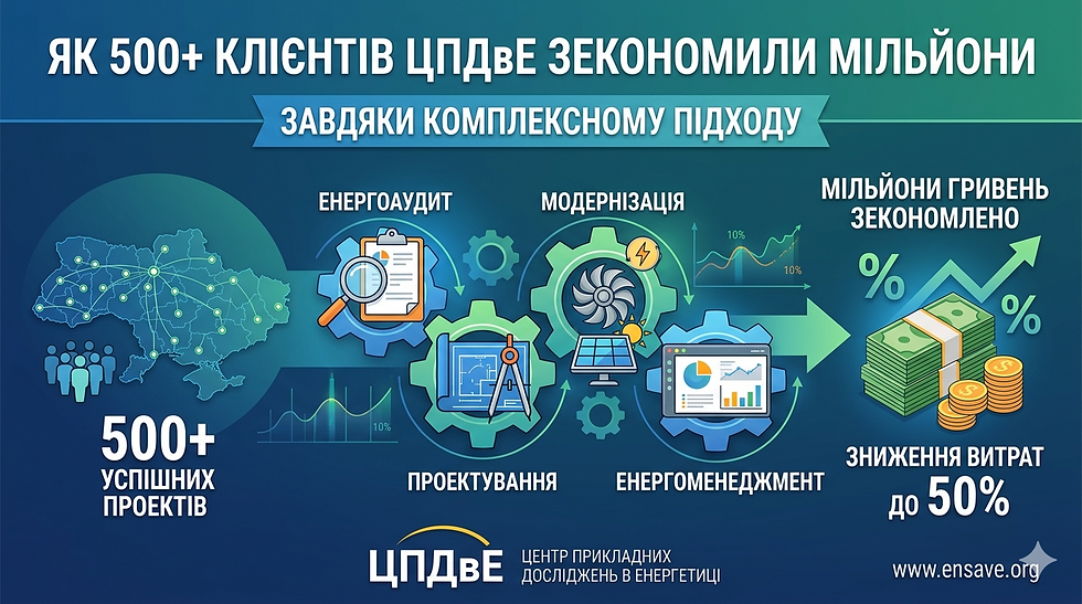 Як 500+ клієнтів ЦПДвЕ зекономили мільйони завдяки комплексному підходу.