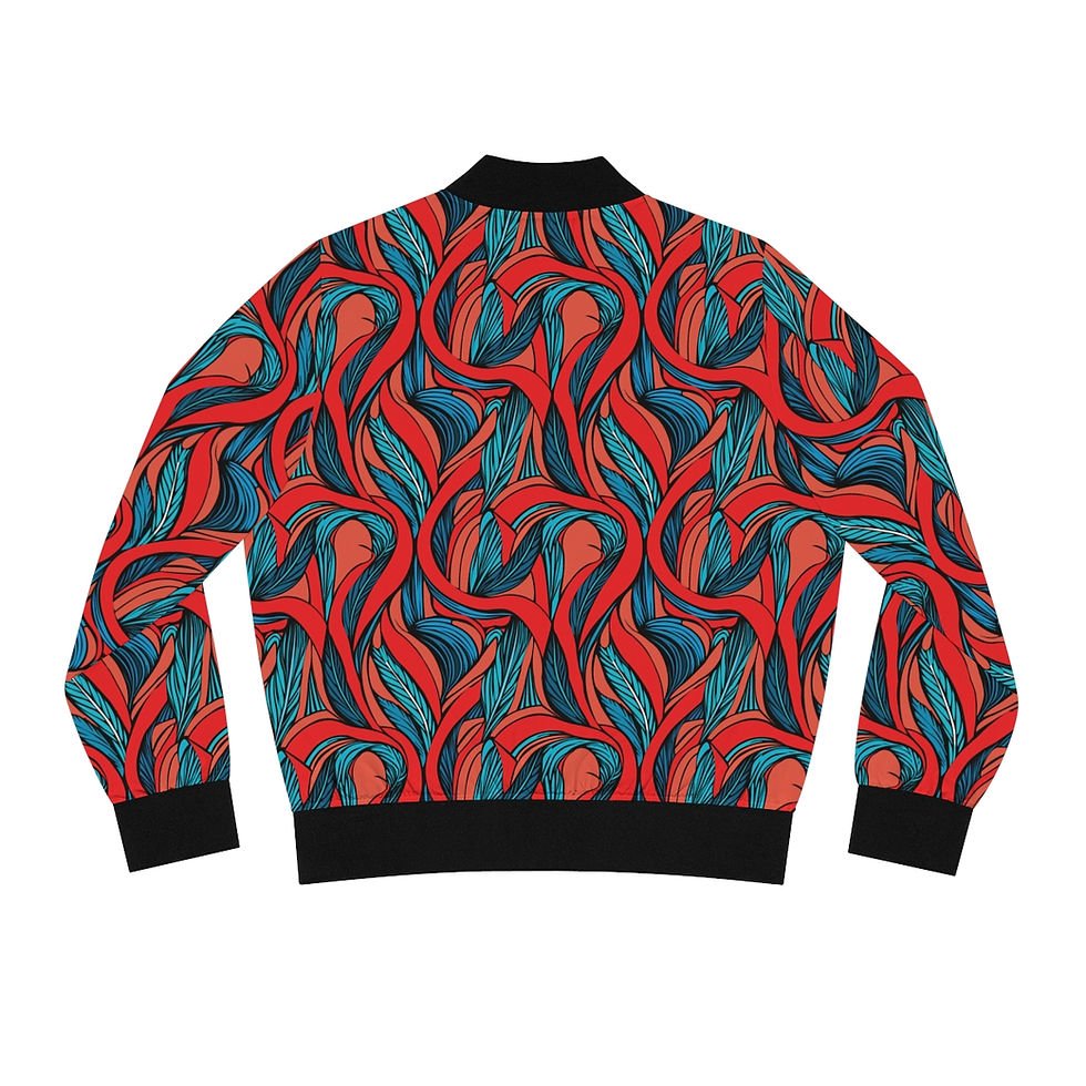 Thumbnail: Sahara Plumes | Women's Bomber Jacket 