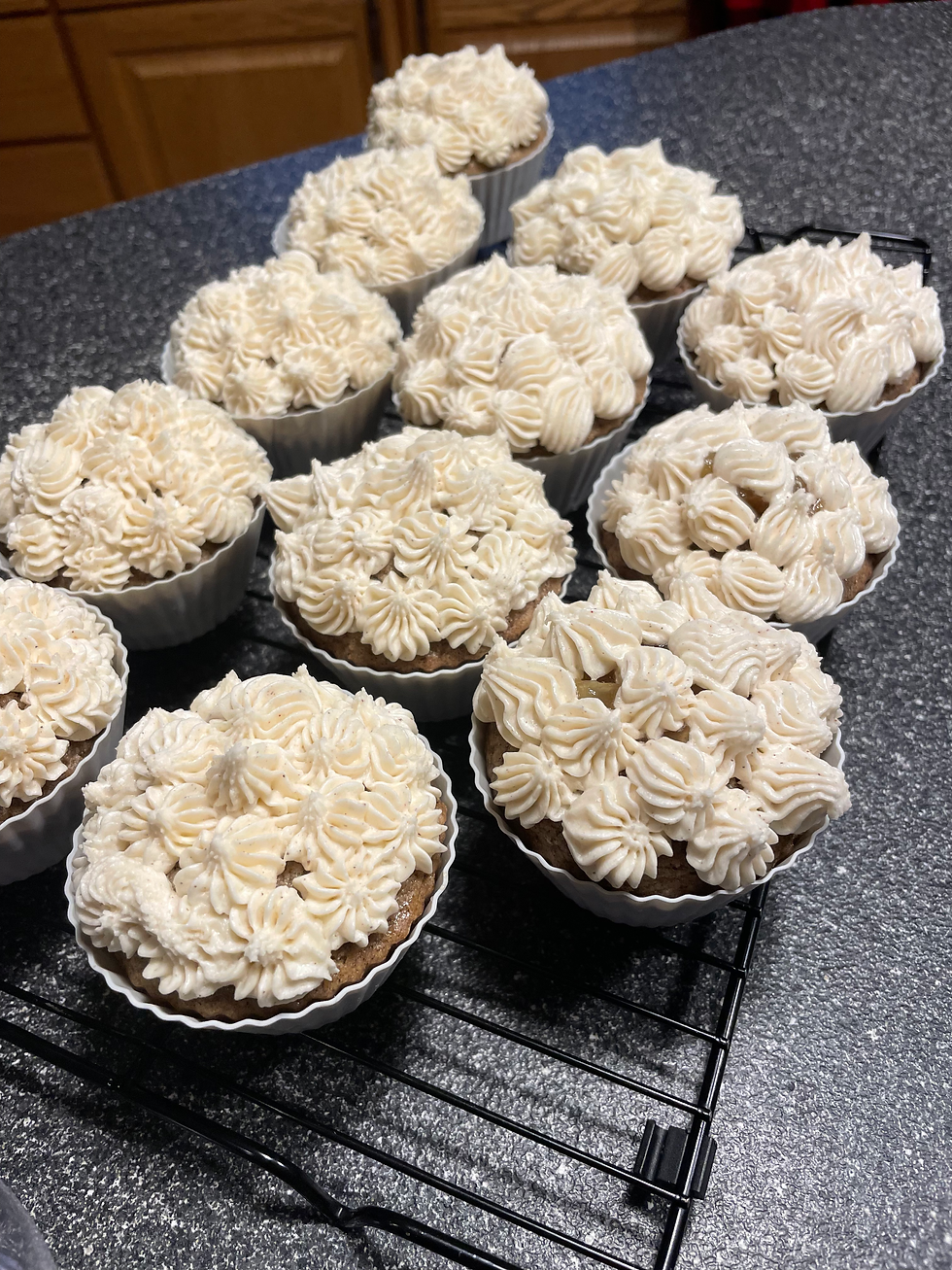 My very first "fancy cupcake" before H&H was created