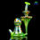 Thumbnail: 8Inches Lid Glass | UV ION + illuminati Rainbow Linework Recessed Recycler Rig