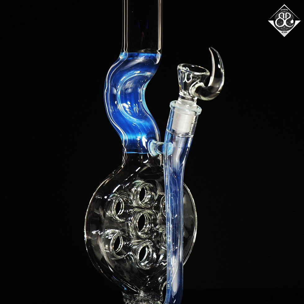 ภาพขนาดย่อ: บ้องแก้ว | 18Inches Honeycomb + Swiss perc Bong