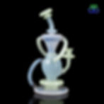 Thumbnail: Sabai Glass | 9Inches Cotton Candy Double uptake Recycler